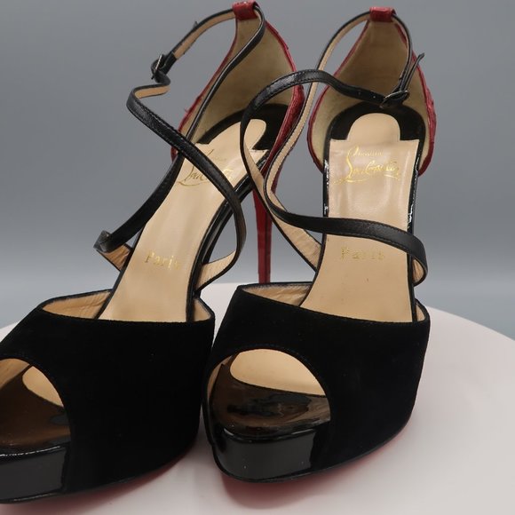 louboutin strappy heels
